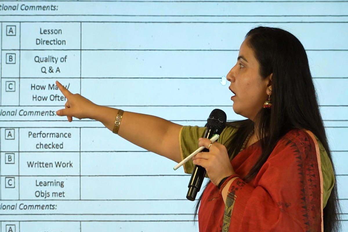 Training Session by Mrs. Dr. Sweety Singh (Principal)