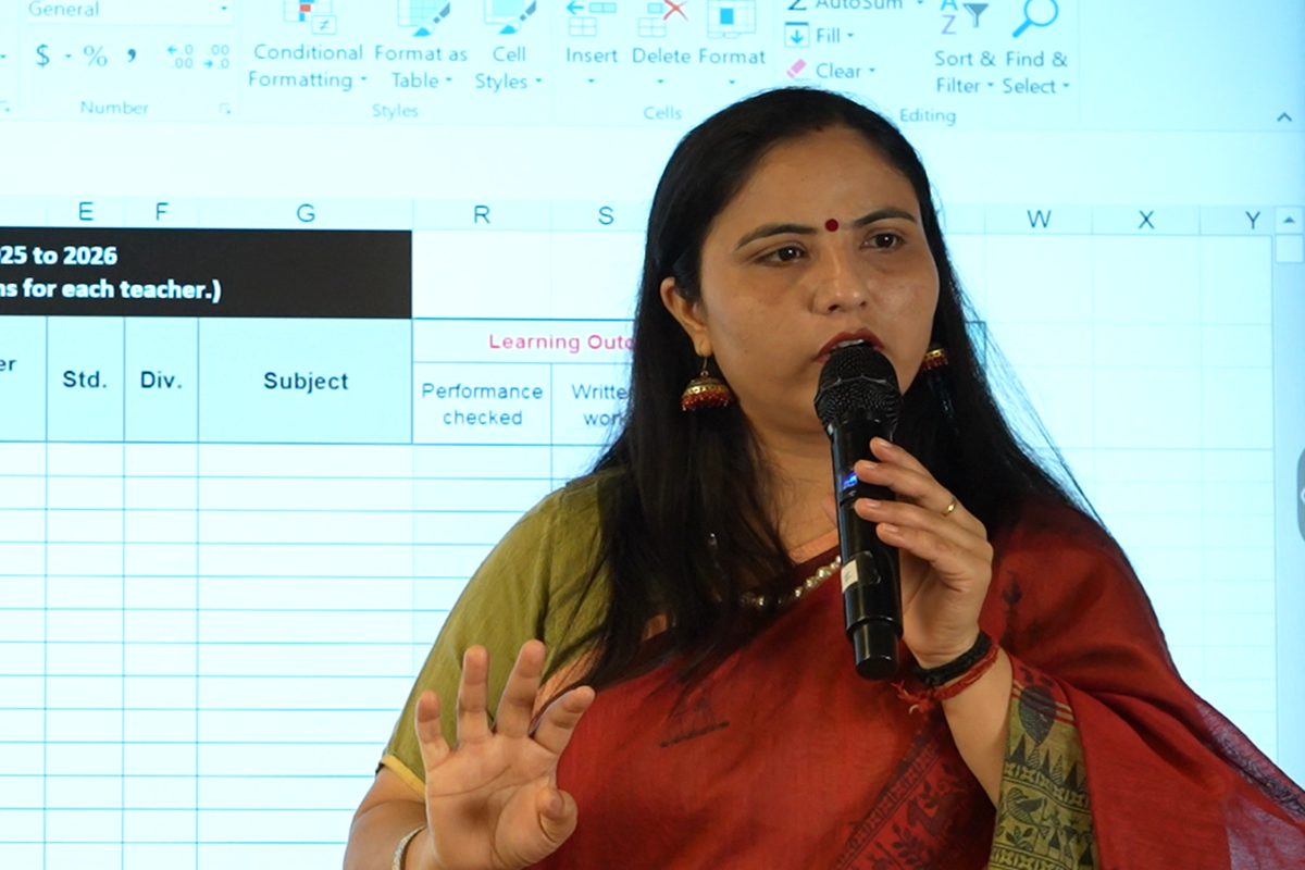 Training Session by Mrs. Dr. Sweety Singh (Principal)